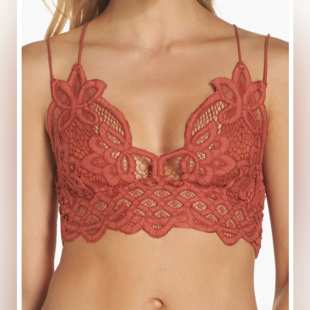 🔴 Free People Adella Bralette Copper